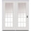 Patio en acier avec grilles extérieures en verre transparent 15 Lite apprêtées