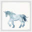«Blue Unicorn Legend», reproduction encadrée 3 pièces-1893043236