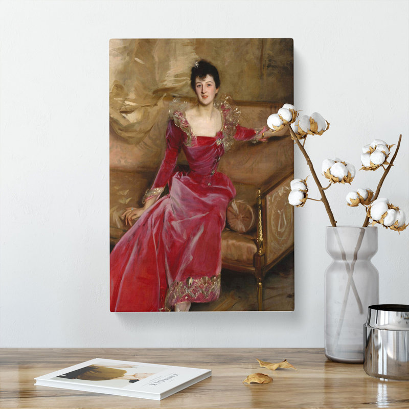 Mrs. Hugh Hammersley by John Singer Sargent - Wrapped Canvas, 60cm H x 40cm W x 3cm D