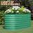 24" Tall Green Galvanized Steel Raised Garden Bed – Weatherproof, Rust-Resistant, Safe Edging, Easy Tool-Complimentary Assembly – Outdoor Planter Box for Vegetables, Herbs, Flowers – Green, 240x60x60cm-1715318417-1715318421
