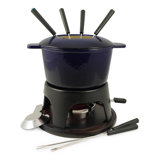 Sierra 11 Piece Cast Iron Fondue Set