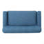 Causeuse Luxe Haven (bleu pâle)