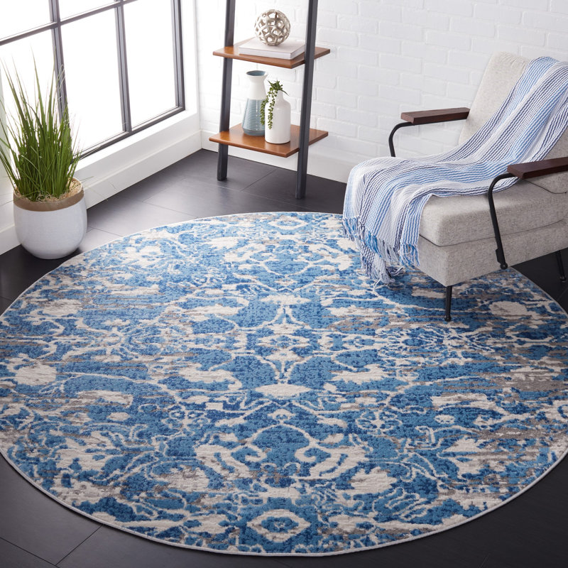 Dejanea 100 Performance Oriental Rug, Round 6'7"
