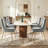 Velvet Upholstered Side Chair With Gold Legs -58014391-5490006