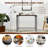 Ireonna Metal Base Dining Table