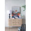 Lampe de table Dx "en aluminium noir avec deux accents ronds variables et abat-jour tambour