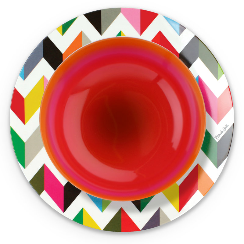 French Bull 11"Dinner Plates Set Of 6- Assorted