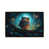 Champagne Floater Framed Canvas