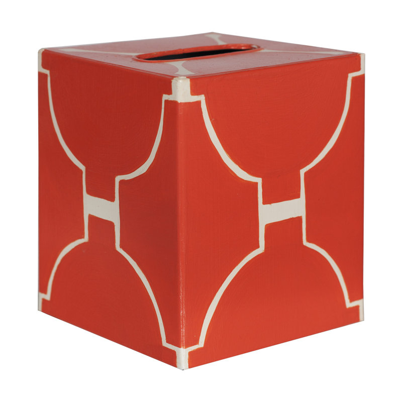 Tissue Box Cover, Orange
