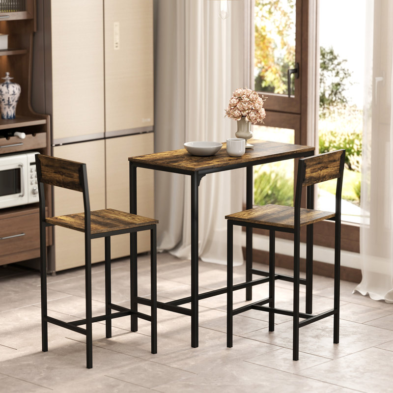 2 - Person Dining Set, Rustic Brown