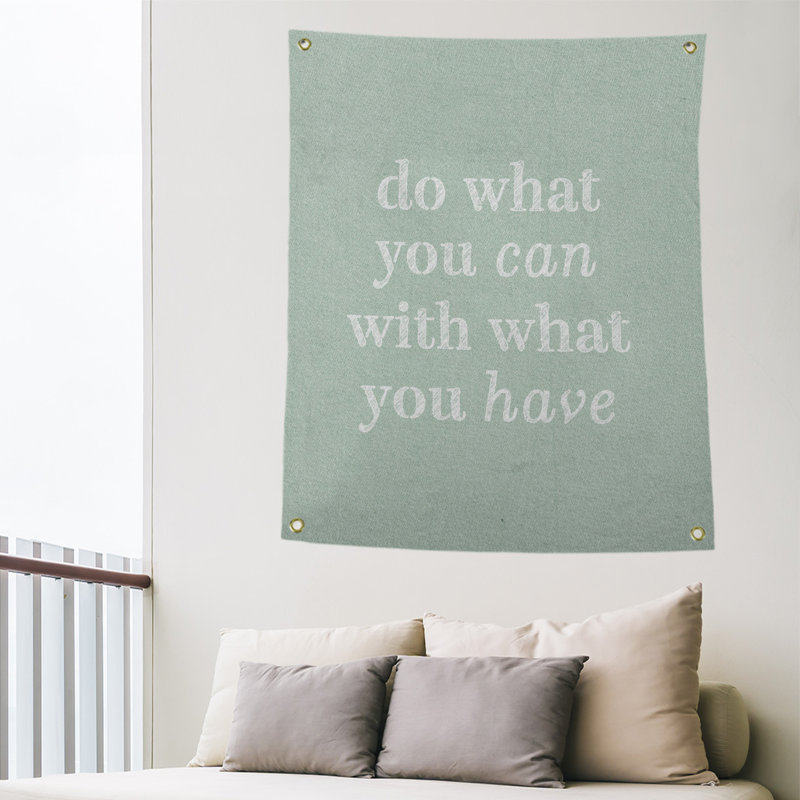 En polyester, ce que vous pouvez citer tapisserie, H 59 pi x l 50 po, Vert / blanc