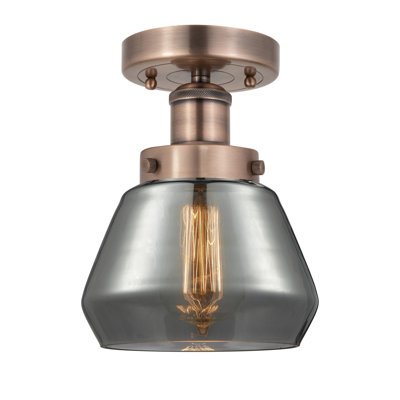 Cahn Glass Semi Flush Mount