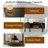 Modern 31.5" Fluted Semi-Circle Narrow Console Table-124237638
