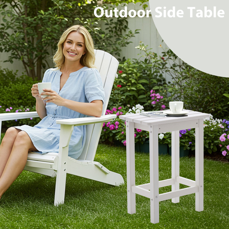 Ensemble de 2 tabourets de bar Hdpe