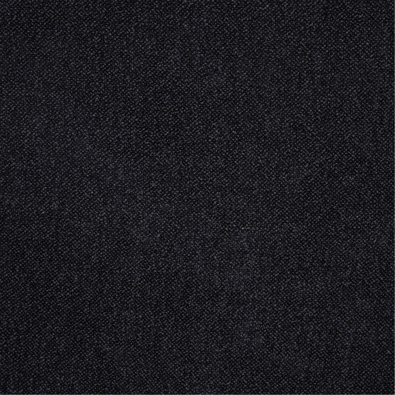 Chaise d'appoint Plather, Tissu noir
