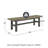 Solid Wood Bench