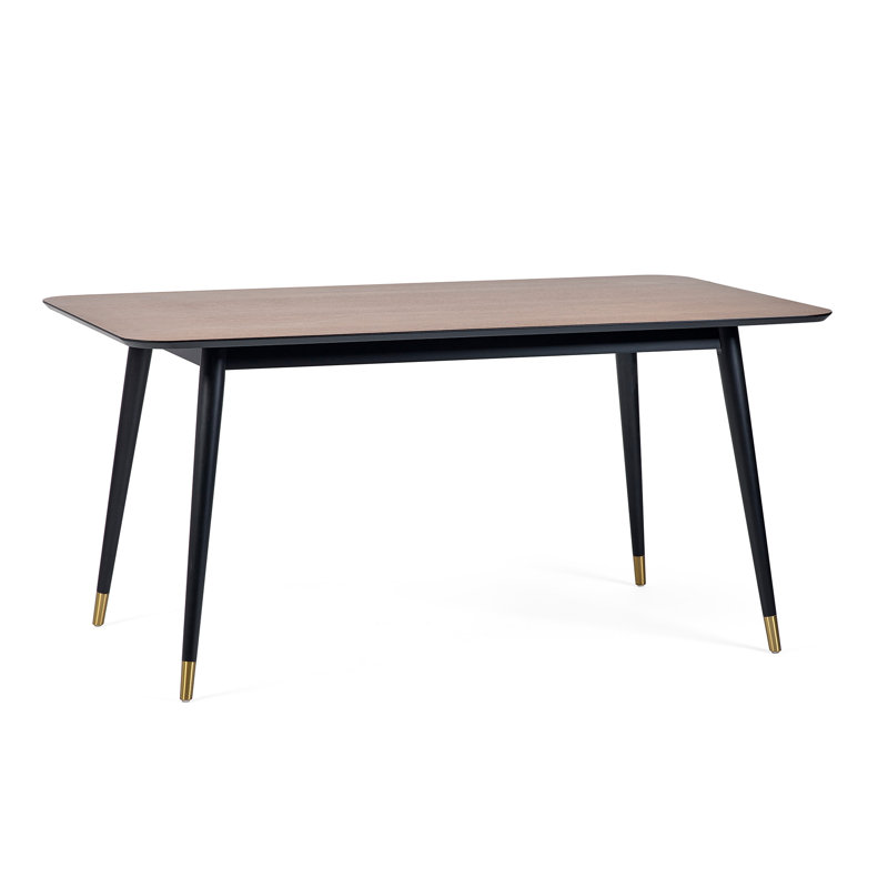 Charo Beech Solid Wood Top Dining Table