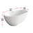 Thermopolis 59'' x 28.3'' Soaking Acrylic Bathtub-108230012