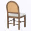 Ensemble de table de salle à manger 5 pièces pour 5 personnes, ensemble de table de salle à manger extensible rétro avec 4 chaises rembourrées-1848539528