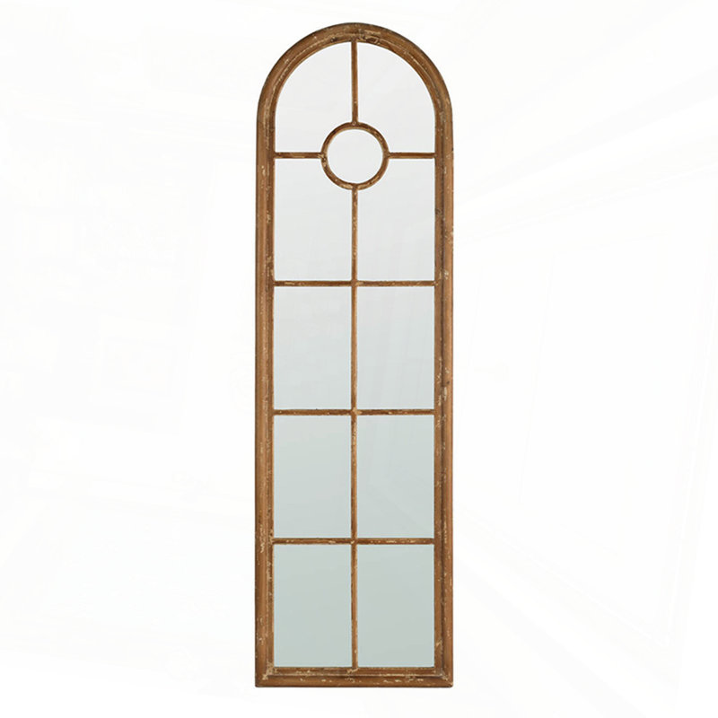Half-Round Elongated Mirror