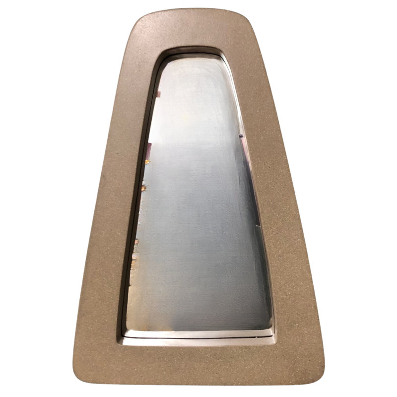 Elongated Oatmeal Arch Mirror