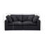 Canapé modulaire en lin texturé Iwana-87149713