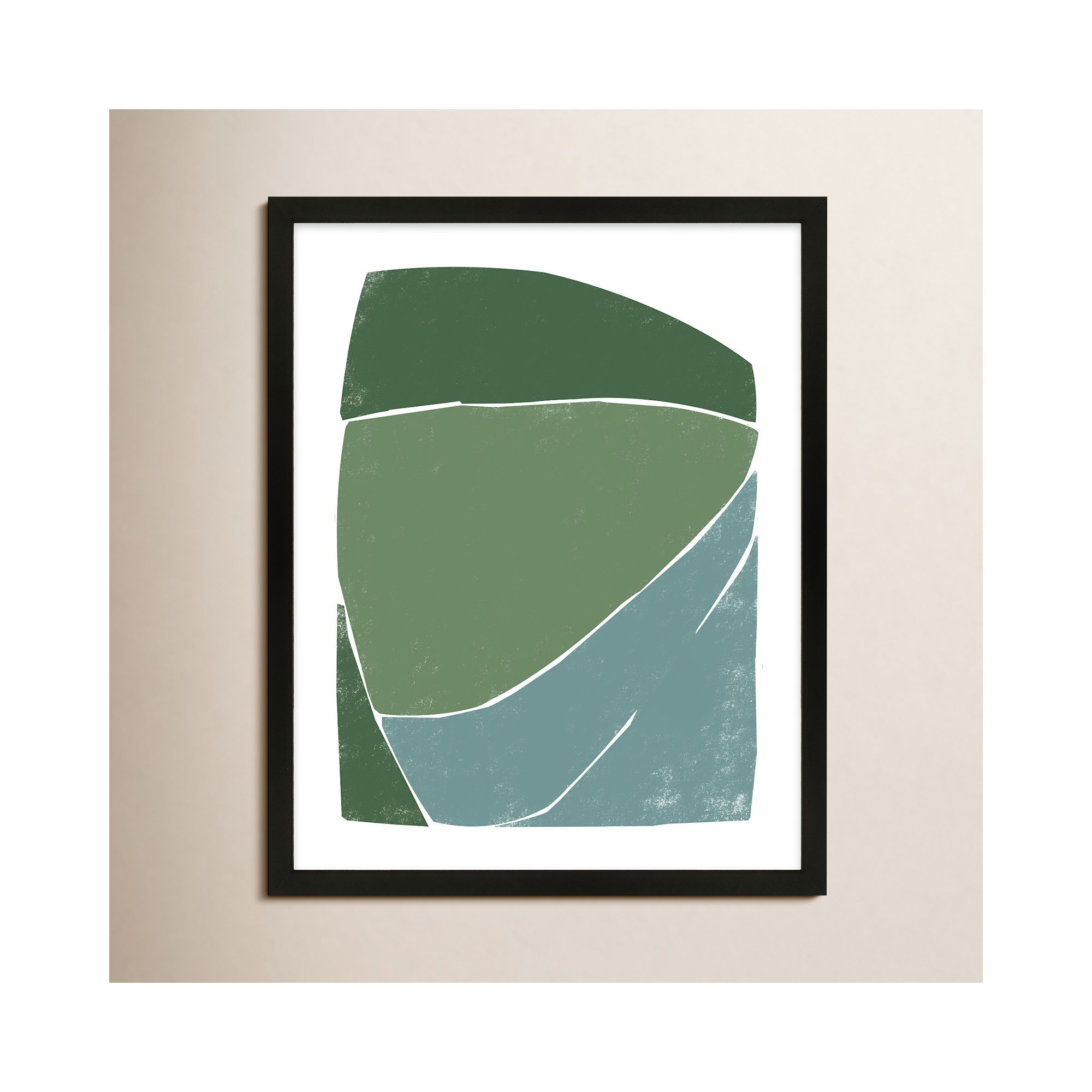 Riverbank by Jacques Pilon, Black, 20" H x 16" W x 1.25" D