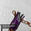 Rideau de douche sans couture avec 12 crochets-547334358