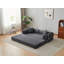 Canapé à compression de 78,8 po, canapé-lit convertible au sol avec accoudoirs avec dossier coussiné, canapé-lit à futon confortable, canapé modulaire désossé Loveseat, tissu en velours côtelé, pour le salon, la chambre à coucher-652543018