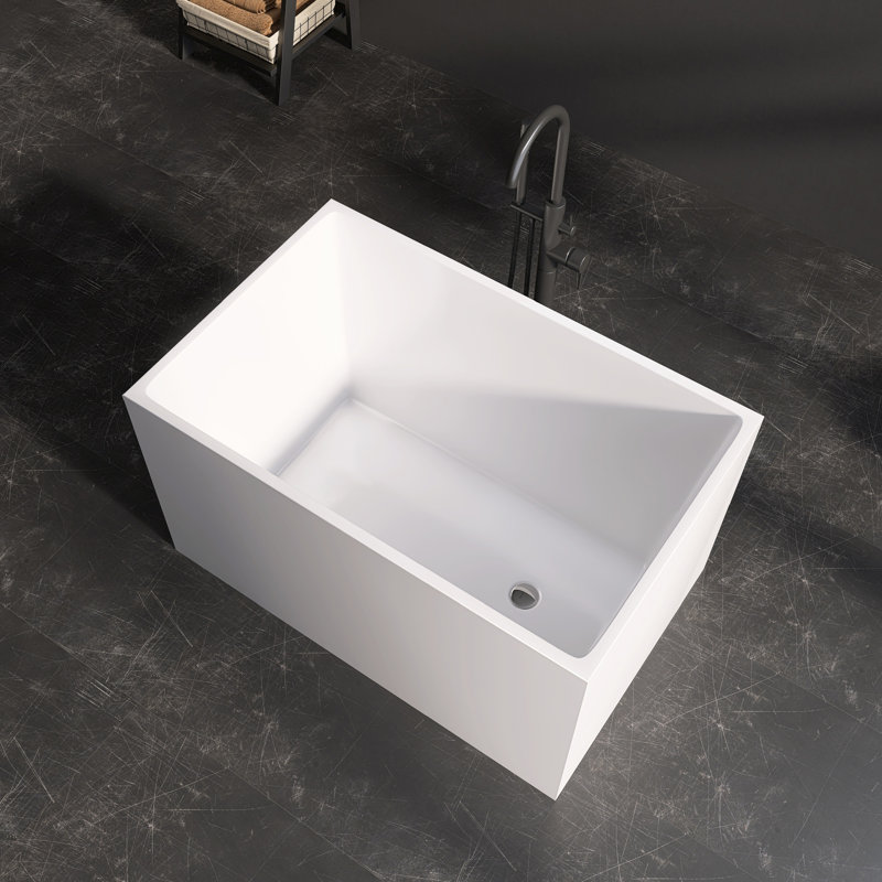 Baignoire de trempage autoportante en acrylique Tidal
