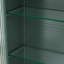  Arched Wall Cabinets with 3 Glass Doors-106246387