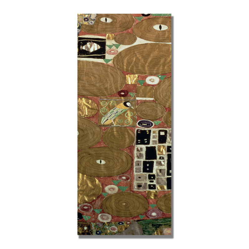 « Satisfaction » par Gustav Klimt, reproduction d’art sur toile, H 32 po x l 12 po x P 2 po