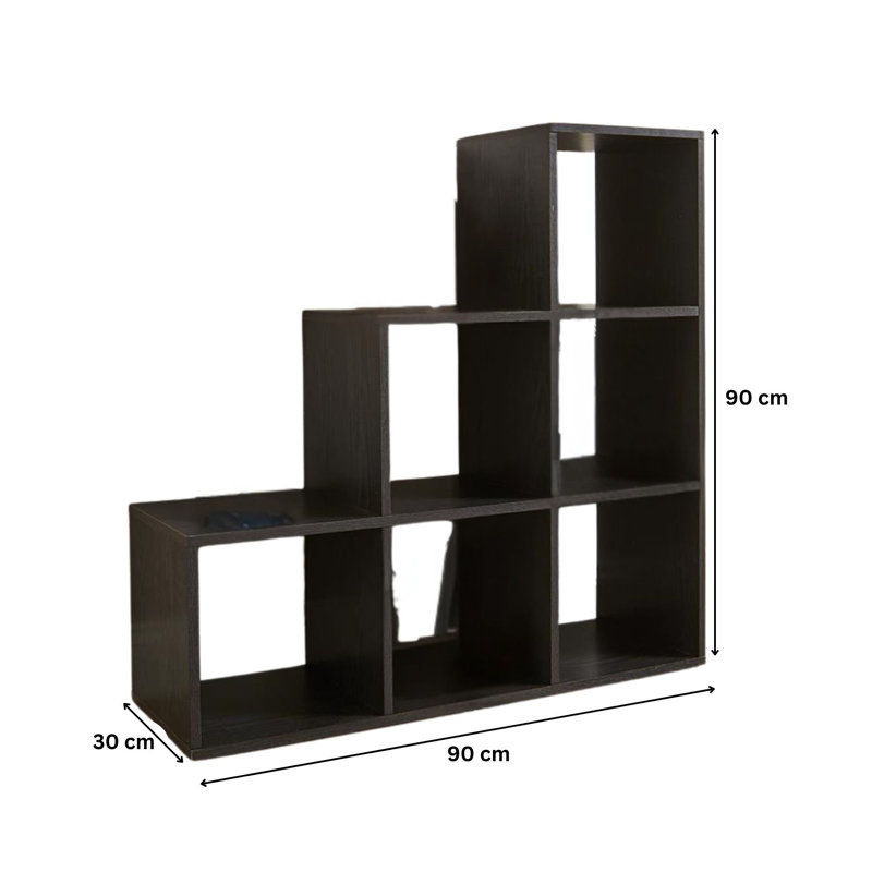 Steinmetz 321 Cube Storage Bookcase Unit, Black