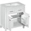 Meuble-lavabo simple de 30 po avec 2 portes et 1 tablette