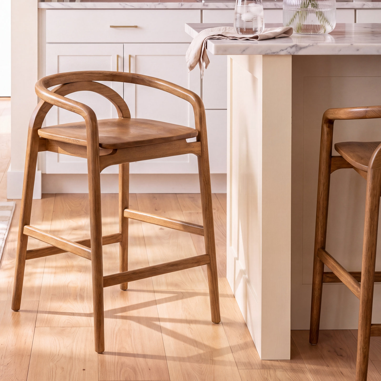 Yokohama 24" Bar Stool, Reposado Oak