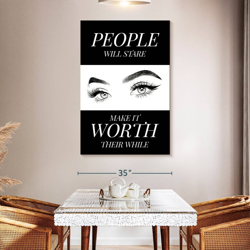 «Tergel People Will Stare», H 51 po x l 34 po