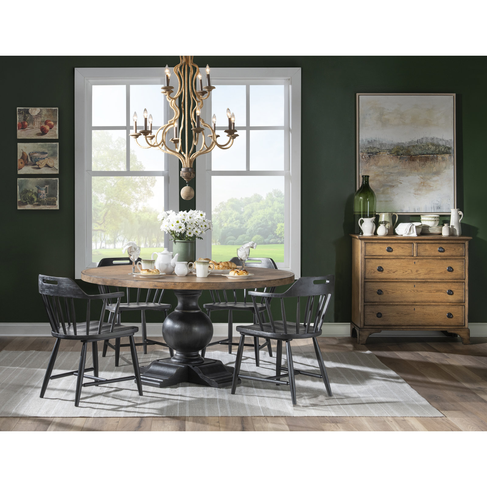 Country Living 60" Round Dining Table
