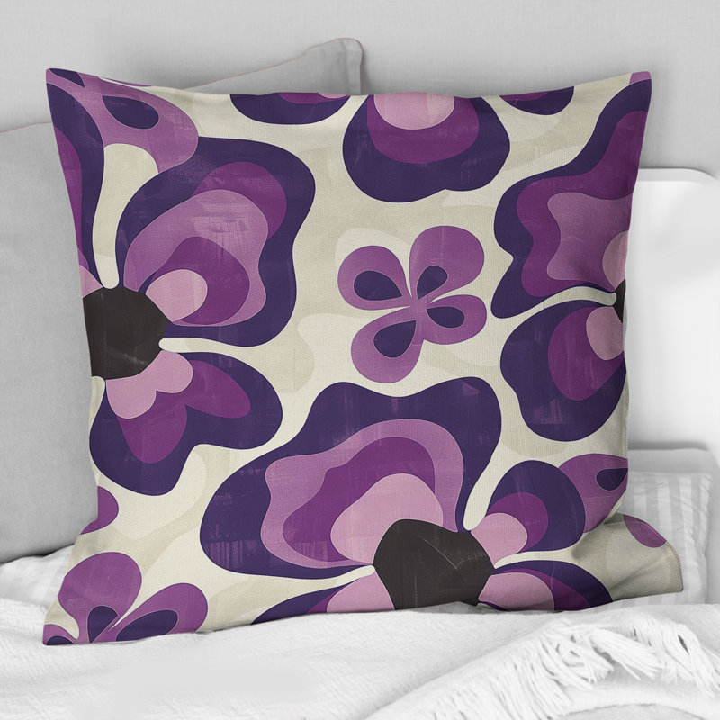 Coussin Mid-Century, H 18 po x l 18 po
