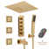 AquaRhapsody 4 Functions Shower System with 64 Colors LED Light, Bluetooth Music and Body Jets