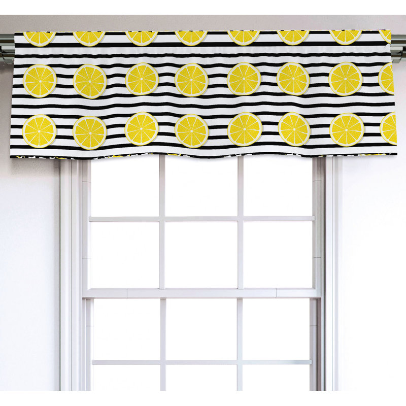 Sateen Ruffled Window Valance