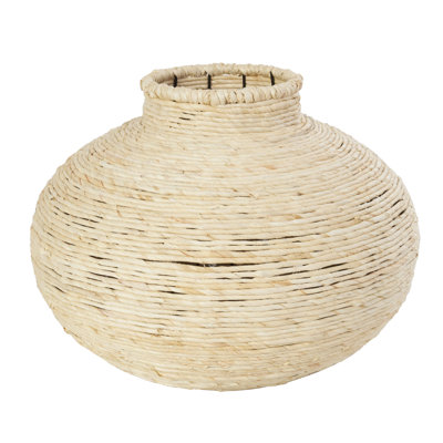 Verano Handcrafted Round Seagrass Table Vase