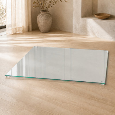 Sumdeal Square Tempered Glass Replacement Tabletop