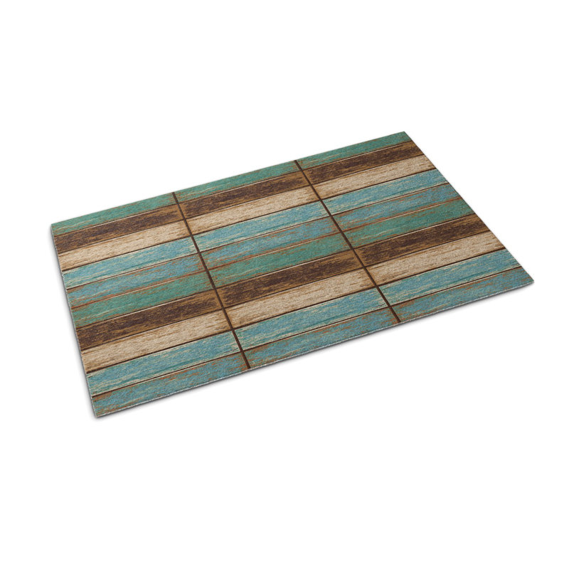 Non-Slip Striped Outdoor Doormat