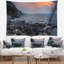 Tapisserie de soleil foncé shore-28507143