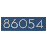 Floating Modern 4" Number Horizontal Address Plaque (5 Digits)
