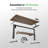 48'' W Adjustable Standing Desk With Keyboard Tray For Home Office-917880803