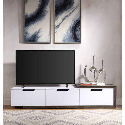 Meuble télé blanc