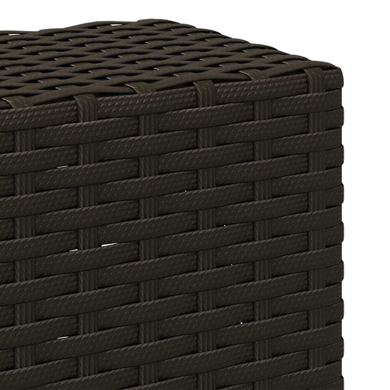 107cm Wide Patio Sectional, Natural/Black