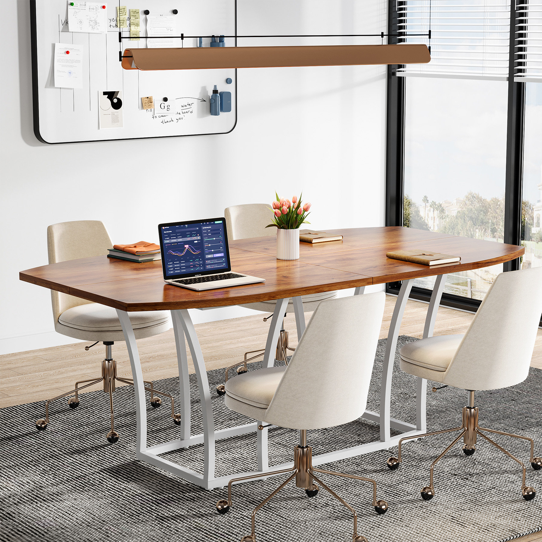 Millwood Pines 71 Inch Conference Table (Chairs Not Included) | Wayfair