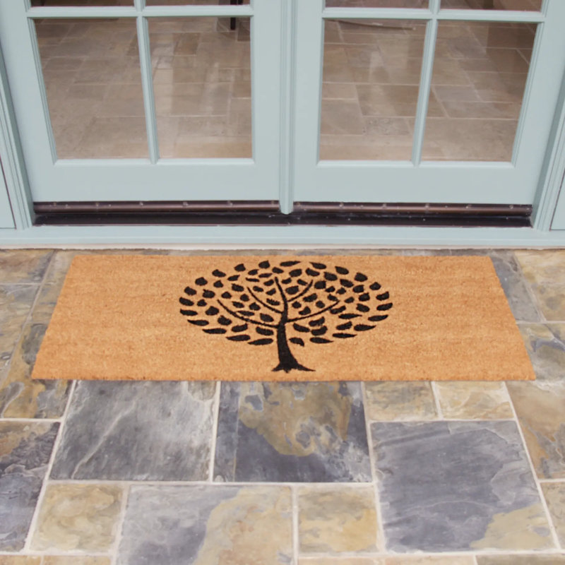 Grand lit double 2 pièces 24 po Heiman x 57 po Ensemble de tapis d'extérieur antidérapant